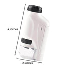 Kid's Portable Pocket Microscope with Adjustable 60-120x zoom - Tuckersgizmos.com