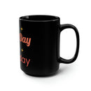 Black Mug, 15oz