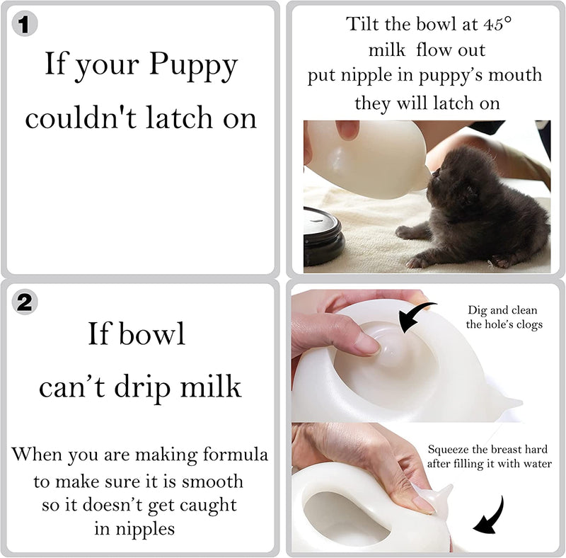 Tuckers™ Pet Milk Feeding Bowl, Because They Deserve the Best